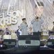 Bakal calon Gubernur dan Wakil Gubernur Gorontalo, Nelson Pomalingo dan Kris Wartabone saat berorasi di gebyar patriot di Lapangan Leboto, Kecamatan Kwandang, Kabupaten Gorontalo Utara (Gorut), Sabtu (14/9/2024) malam. (Foto: Tim pemenangan Nelson-Kris)