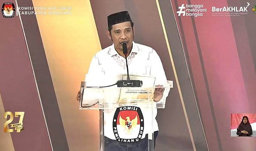 Debat Kandidat Perdana Pilkada Boalemo Berjalan Aman dan Lancar