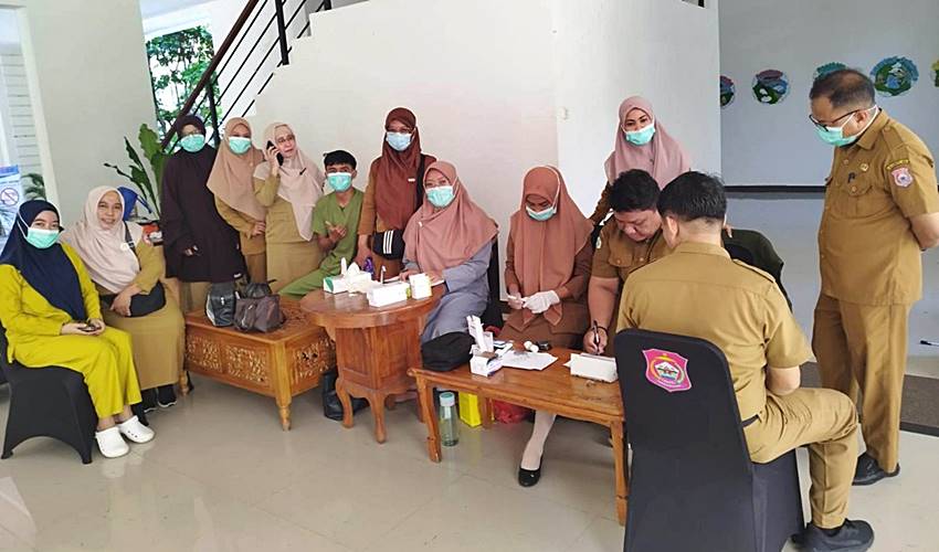 Dikes Bone Bolango Gelar Tes Kesehatan Bagi ASN