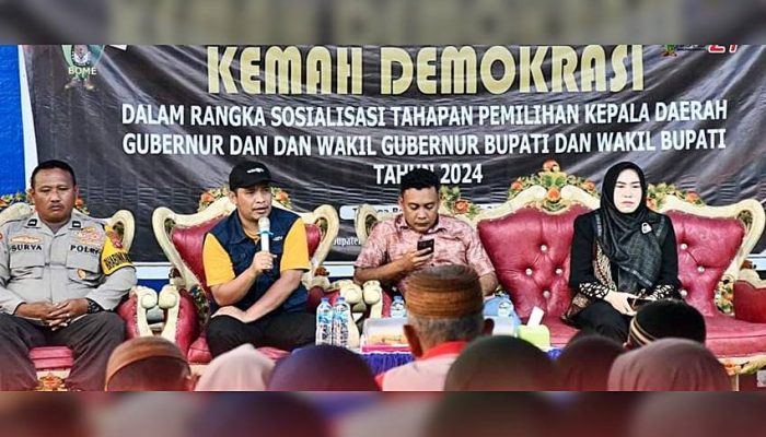 KPU Boalemo Sosialisasikan Tahapan Pilkada di Dulupi