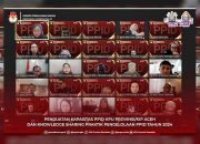 KPU Provinsi Gorontalo Ikuti Rapat Penguatan Kapasitas PPID 2024