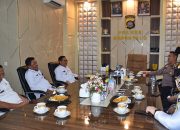 Perkuat Sinergitas, Pjs Bupati Gorontalo Silaturahmi dengan Kapolres Gorontalo