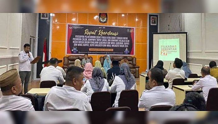 Siapkan Debat dan Kampanye Terbuka, KPU Gorut Bangun Koordinasi dengan Instansi Terkait