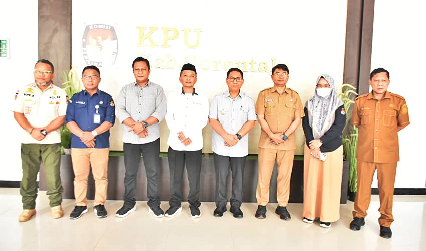KPU Terima Kunjungan Pemkab Gorontalo, Ini yang Dibahas