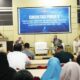 Pjs Bupati Bone Bolango, Budiyanto Sidiki ketika memberikan sambutan pada Penyusunan Dokumen Jakstrada SPAM Tahun 2025–2029 di Aula Bappeda Litbang Bone Bolango, Jumat (15/11/2024). (Foto: Hms Pemkab Bone Bolango)