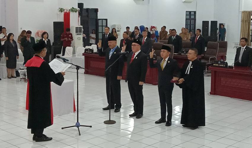 DPRD Sangihe Resmi Miliki Pimpinan Defenitif