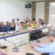 Pjs Bupati Bone Bolango, Budiyanto Sidiki saat memimpin rapat Optimalisasi Capaian Indeks MCP Bone Bolango di Mall Pelayanan Publik (MPP), Kamis (14/11/2024). (Foto: Hms Pemkab Bone Bolango)