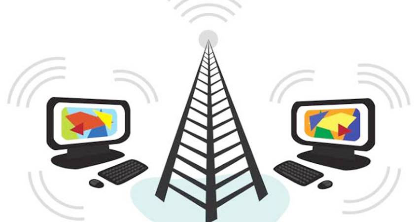 Ilustrasi jaringan internet.