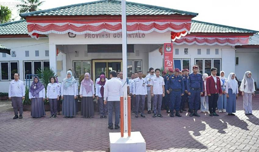 Jelang Pemungutan Suara, Pegawai KPU Provinsi Gorontalo Diingatkan Jaga Kesehatan