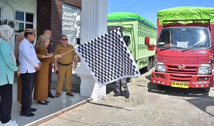 KPU Gorut Mulai Distribusi Logistik Pilkada