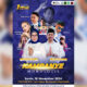 Flyer kampanye monologis Paslon MULUS.