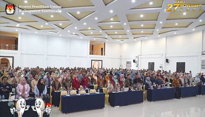 Empat Hari Jelang Pemungutan Suara, KPU Kabgor Gelar Rakor Adhoc KPPS