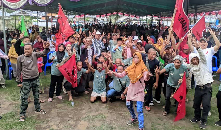 Kampanye Akbar Nelson-Kris_ Warga Diajak Tingkatakan Partisipasi Pemilih