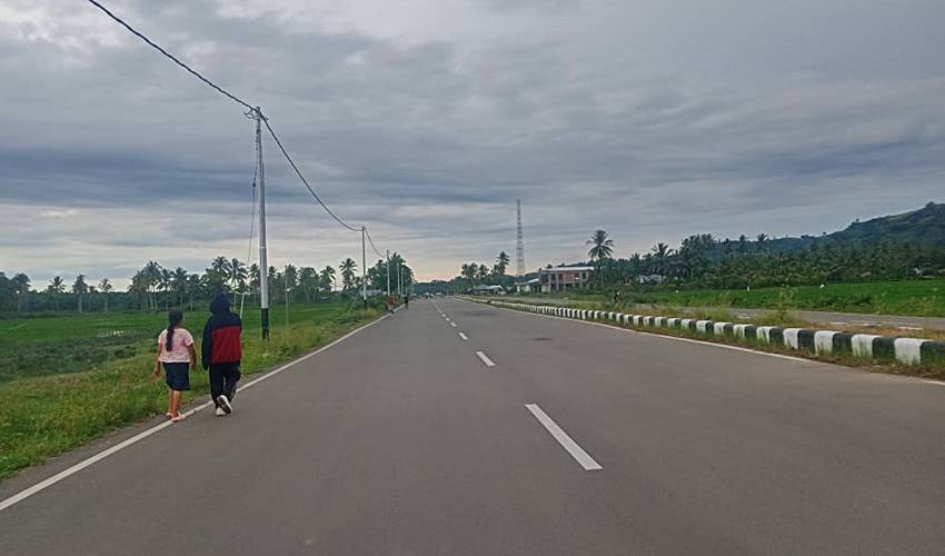 Mulai Tertata Rapi, Jalan Bypass Gorut jadi Lokasi Favorit Warga untuk Berolahraga