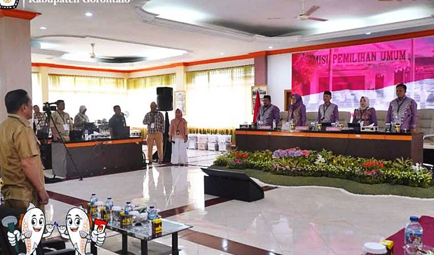KPU Kabgor Pleno Rekapitulasi Perolehan Suara Kontestan Pilgub dan Pilbup
