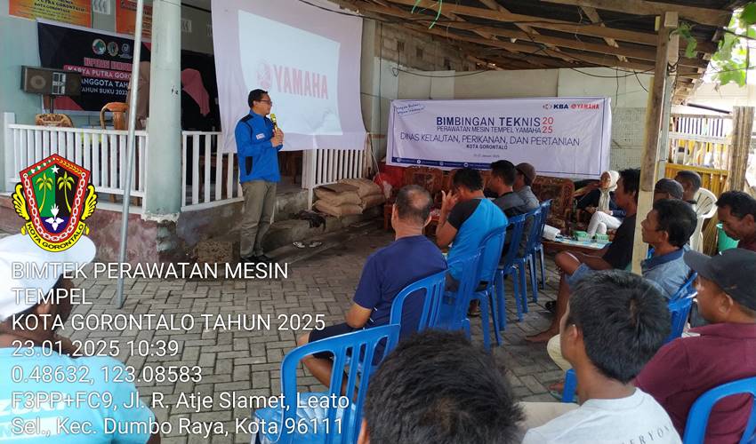 DKPP Kota Gorontalo Gelar Bimtek Perawatan Marine Engine Kapal Perikanan