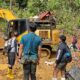 Disokong Polsek Popayato dan Polsek Popayato Barat, Polres Pohuwato Amankan 1 Unit Excavator Dari Lokasi Tambang Ilegal