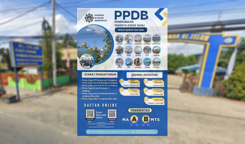 Ponpes Al-Islam Resmi Membuka Pendaftaran Siswa Tahun Ajaran Baru, Ini Syaratnya_'