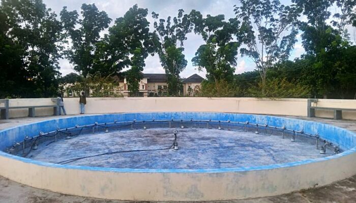 Sejumlah Fasilitas Depan Blok Plan Tidak Terurus