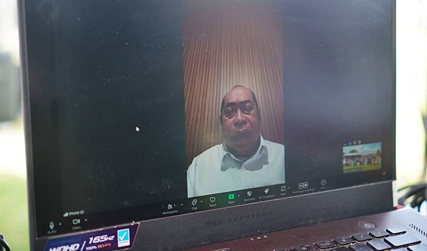 Pelaksanaan Pasar Murah Bersubisidi Dipantau Wali Kota Gorontalo dari Lokasi Retret