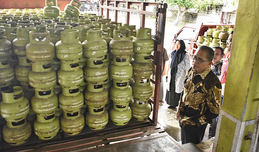 Pj Wali Kota Gorontalo Warning Pangkalan LPG