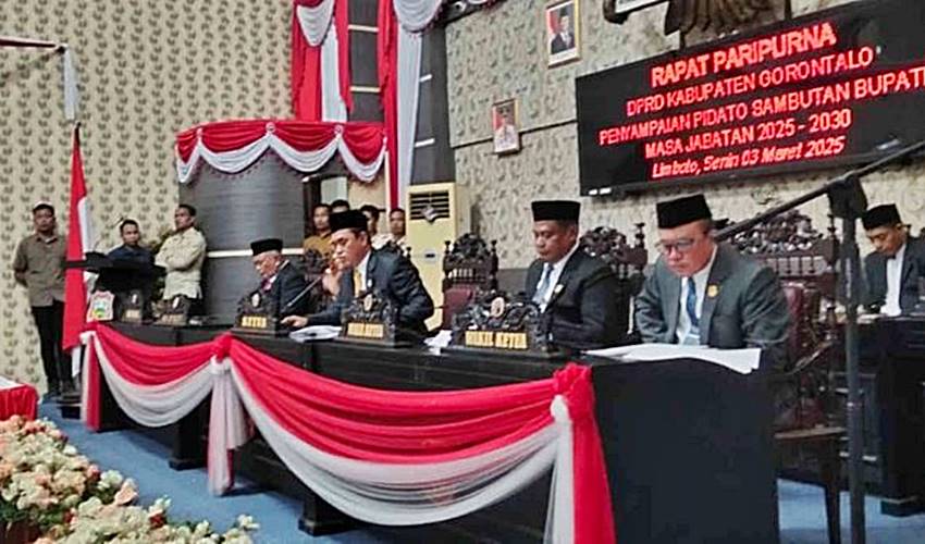 Bupati Sofyan Sampaikan Pidato Perdana Dihadapan Aleg