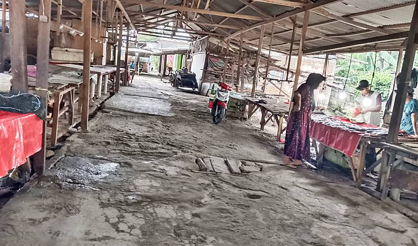 Lapak Pasar Sore di Dembe Jaya Banyak yang Terbengkalai, Ini Penyebabnya