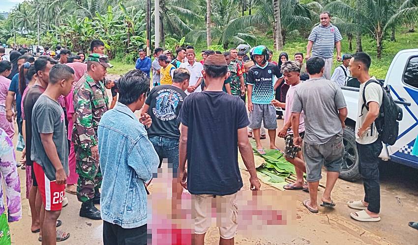 Tragis, Seorang Warga Tilamuta Meninggal Dunia Terlindas Truck