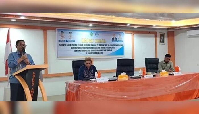 Dikbud Boalemo Seleksi Calon Kepsek, Rum: Yang Terpilih Sesuai Penilaian Karakter dan Kompetensi