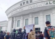 Demo Penambang Asal Bone Bolango di Deprov Gorontalo Nyaris Ricuh