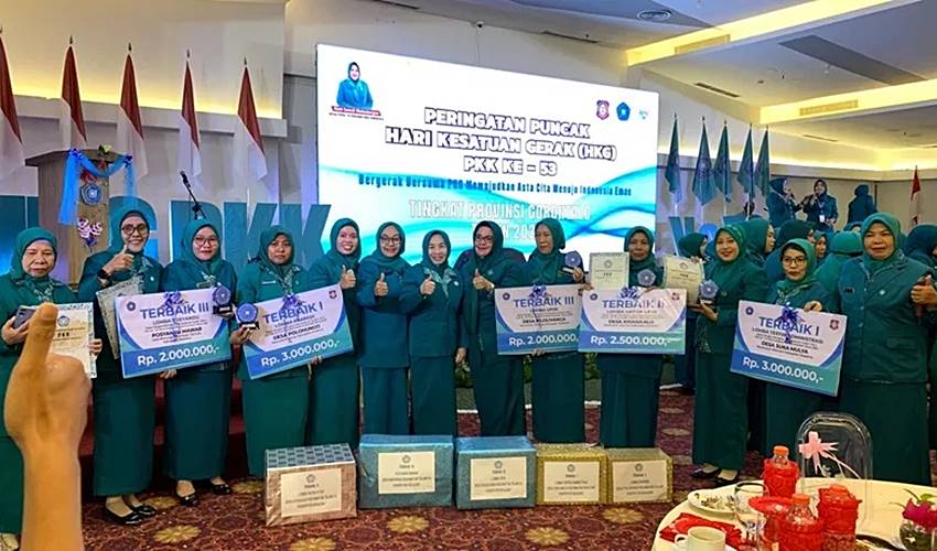 Boalemo Bawa Pulang 5 Juara di Lomba Peringatan HKG PKK ke-53 Tingkat Provinsi