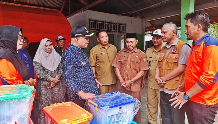 Pastikan Korban Terlayani dengan Baik, Bupati Sofyan Kunjungi Lokasi Longsor di Dulamayo Selatan
