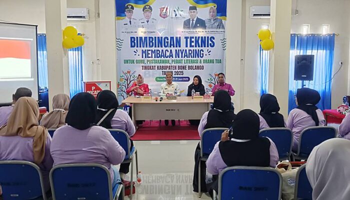 Sekda Bonbol Tekankan Pentingnya Peran Keluarga dalam Mendorong Literasi Anak