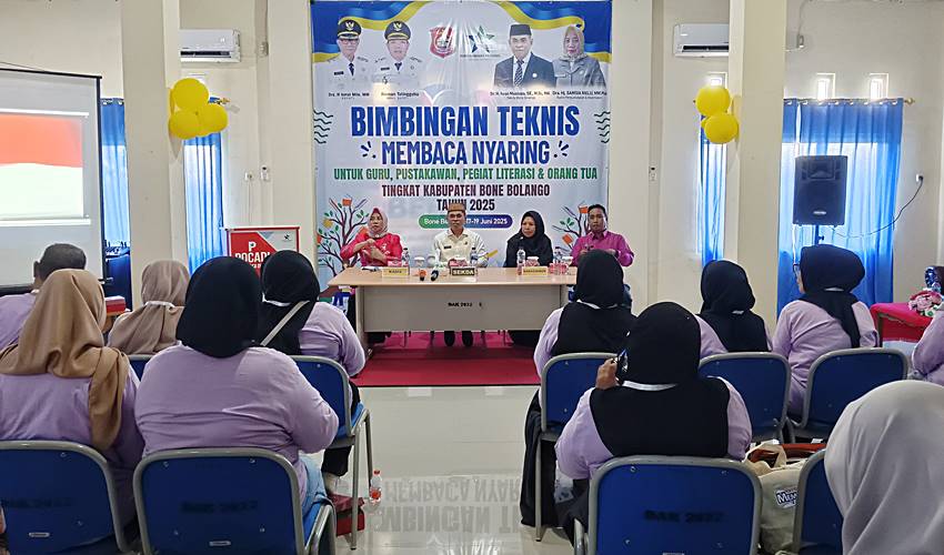 Sekda Bonbol Tekankan Pentingnya Peran Keluarga dalam Mendorong Literasi Anak