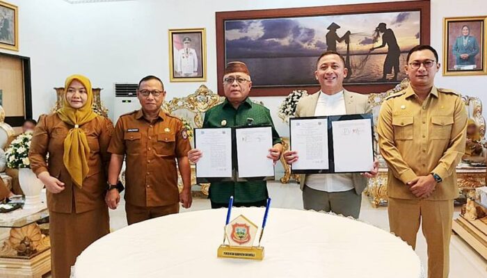 Terbitkan Kartu Pedagang Pembayaran Retribusi, Pemkab Gorontalo gandeng BRI