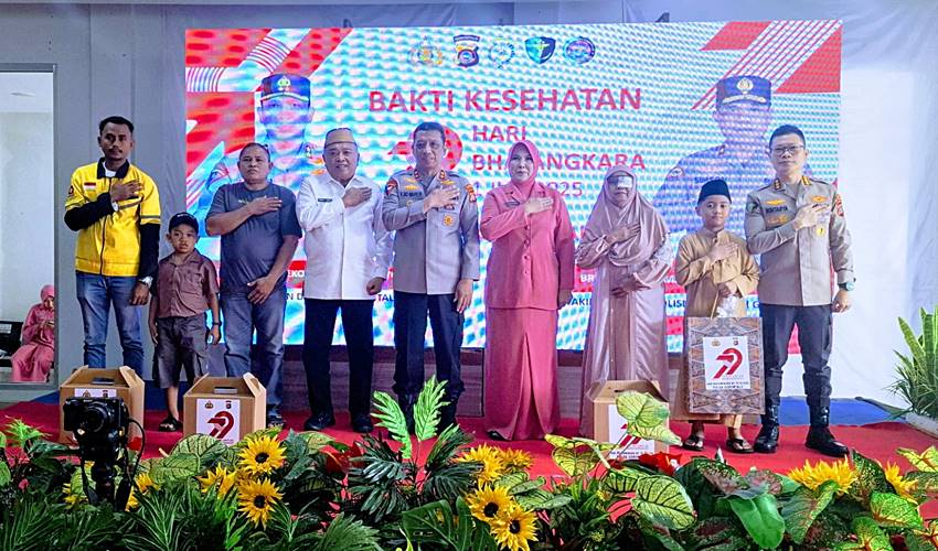 Wabup Gorontalo Apresiasi Bakti Kesehatan yang Digelar Polda