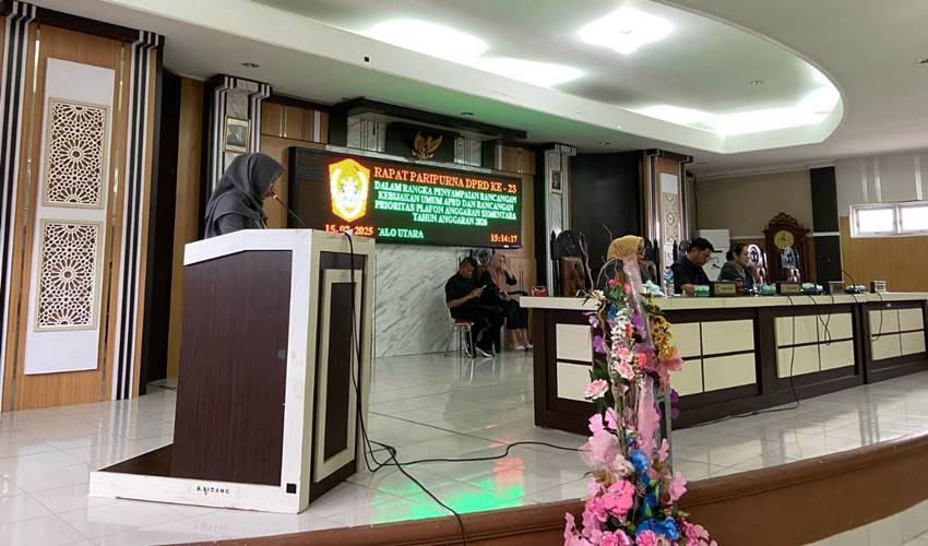 Fraksi Nasdem DPRD Gorut Usul Empat Fokus Pembangunan di Tahun 2026