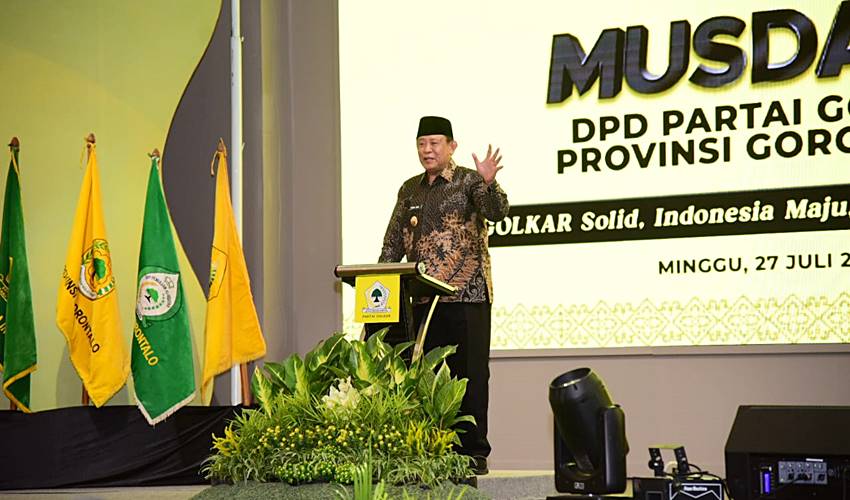 Gubernur Gusnar Hadiri Musda ke-VI Partai Golkar
