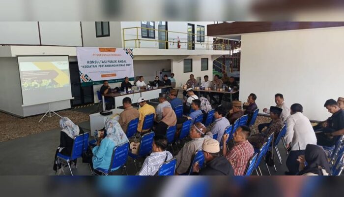 Jelang Produksi, PT. Gorontalo Minerals Lakukan Sosialisasi dan Konsultasi ke Publik