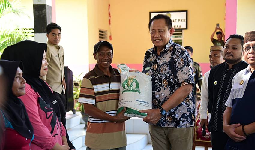 Pemprov Gorontalo Kembali Salurkan Bantuan CPP, Kali Ini di Kayubulan dan Daenaa