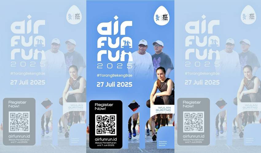 Pendaftar AIR Fun Run Sudah 2.451, Melebihi Peserta di Dua Event Sebelumnya