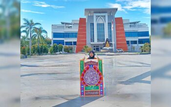 Safna Rusdi Sukses Bawa Pulang Juara I Lomba Kaligrafi di MTQ Tingkat Universitas