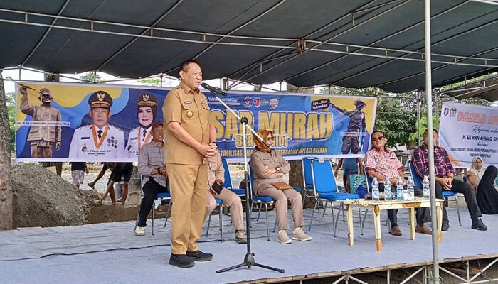 Warga Wongkaditi Timur Nikmati Pasar Murah Pemprov Gorontalo