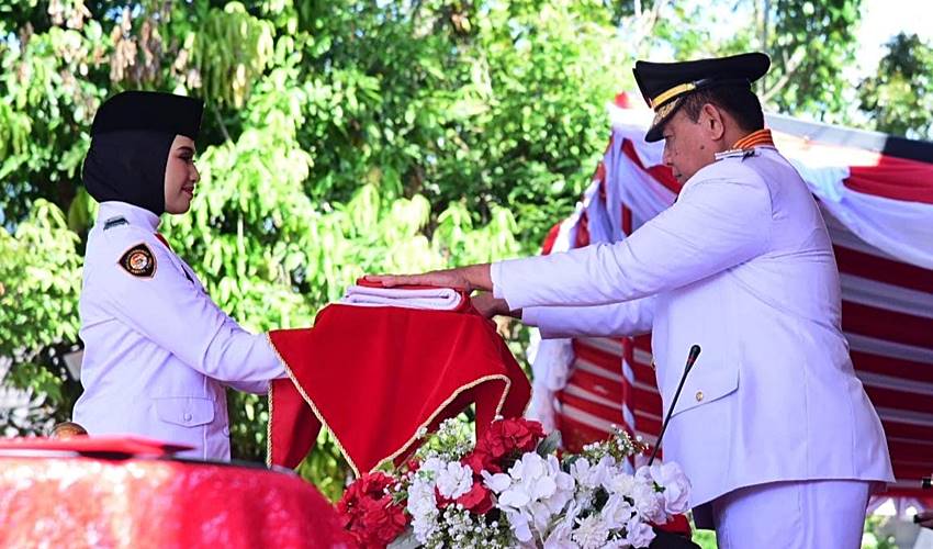 Gubernur Gusnar Jadi Irup di Upacara Peringatan HUT ke-80 RI Tingkat Provinsi