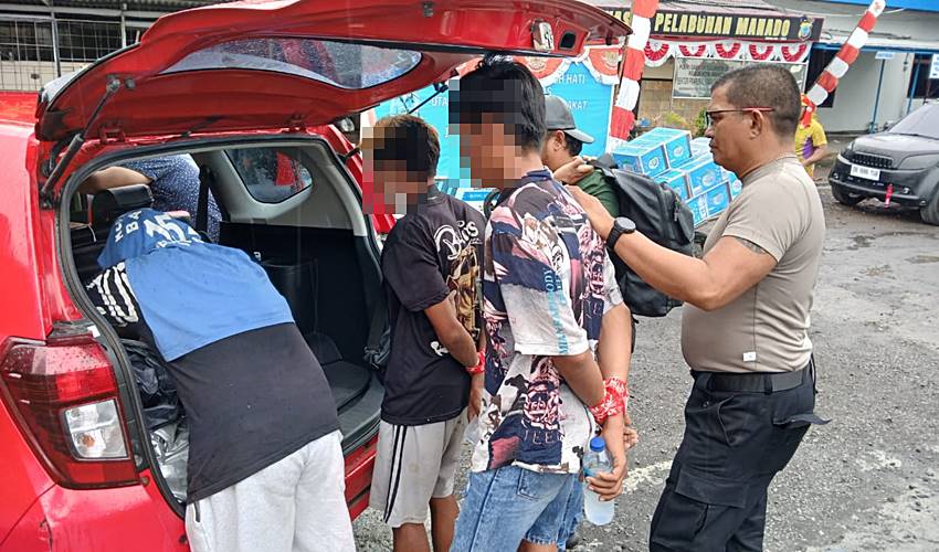 Hendak Kabur ke Malut, Dua Pelaku Penganiayaan Anggota Polairud Berhasil Dibekuk