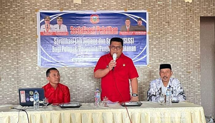 Pedagang Kuliner di Kompleks Menara Keagungan Wajib Kantongi SLHS