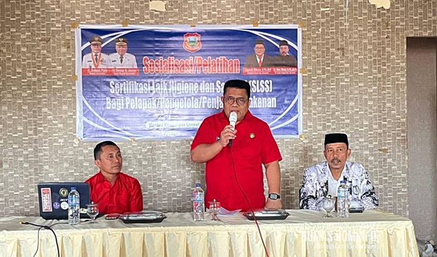 Pedagang Kuliner di Kompleks Menara Keagungan Wajib Kantongi SLHS