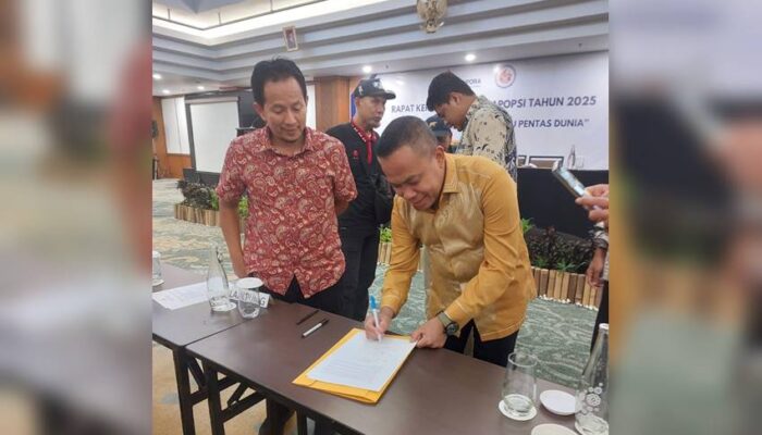Kadispora Gorontalo Hadiri Lokakarya Pembibitan Olahraga dan Persiapan POPNAS XVII 2025