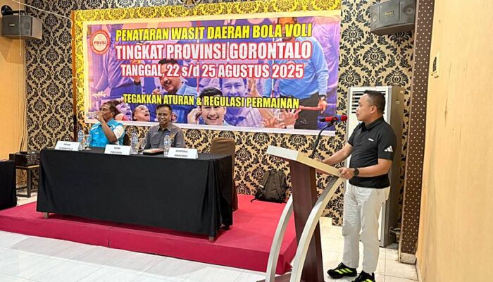 Kadispora Gorontalo Tekankan Pentingnya Peningkatan Kapasitas Wasit Daerah