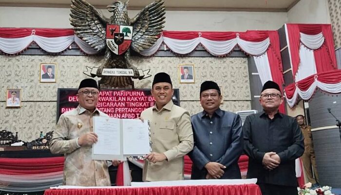 DPRD Kabgor Gelar Paripurna Ranperda Pertanggungjawaban APBD 2024 dan Retribusi Daerah